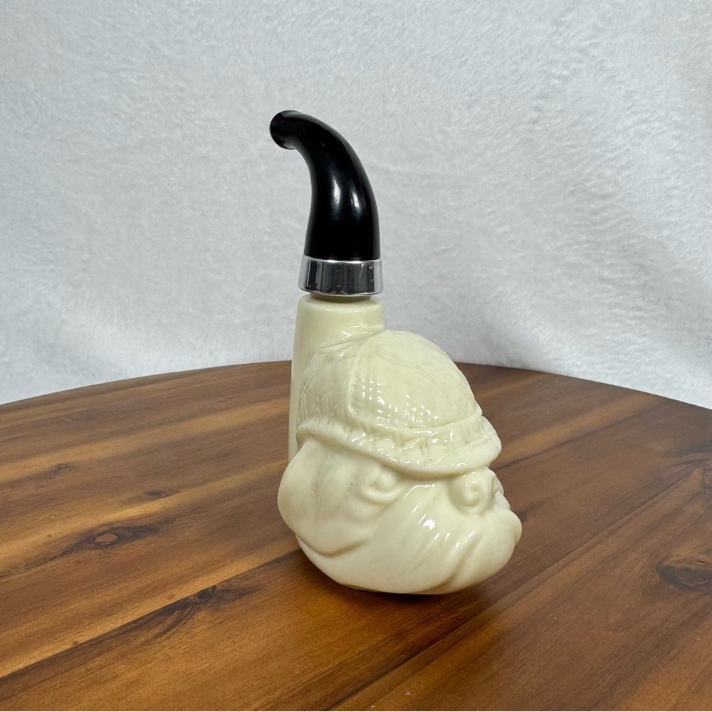 Avon Cream and Black Sherlock Holmes Pipe After Shave Container